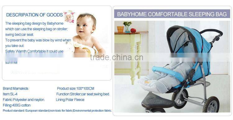 Wholesale safety material infant down sleeping bag for baby