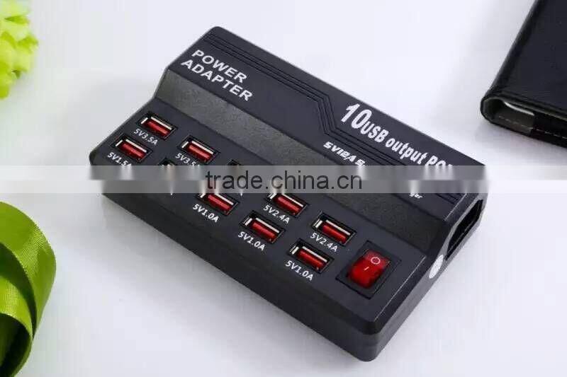 12 port USB hub power adaptor 5V 12A
