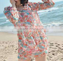 BSC096 Sexy pretty women and girl one piece printing skirt bikini swimwear