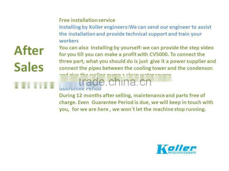 5000KG daily capacity CE Approved Cube Ice Machine Packing System