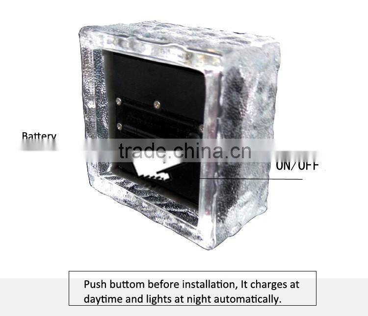 hot sales star rohs certification pathway solar ice stone light