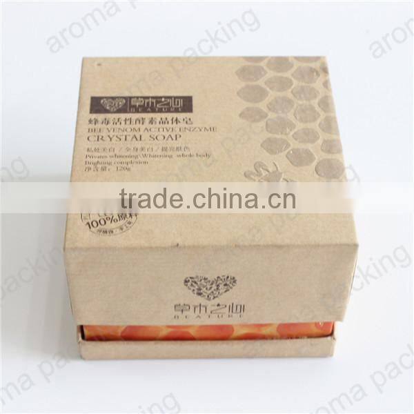 Luxury cardboard soap packaging box for wholesale