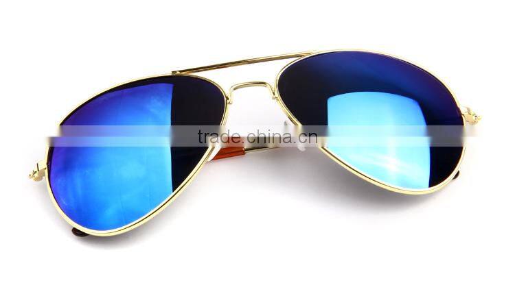 Stocked Colorful Mirrored Small MOQ Laser Logo Pilot Sample for free Fashion Custom logo Sunglasses Mens