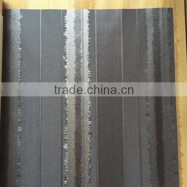 hot washable modern strip vinyl wallpaper for home decoration