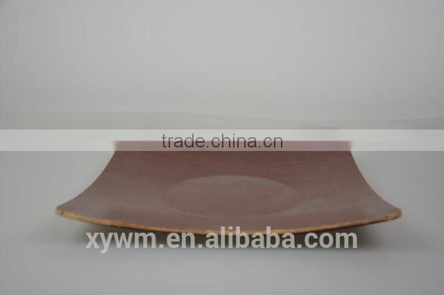 Alniphyllum fortunei tea wooden serving tray and plate