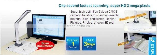 Full HD1080P Projector scanner document camera digital visualizer camera