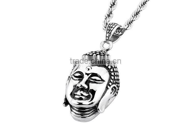 Best sell fashion design hot stainless steel buddha pendant