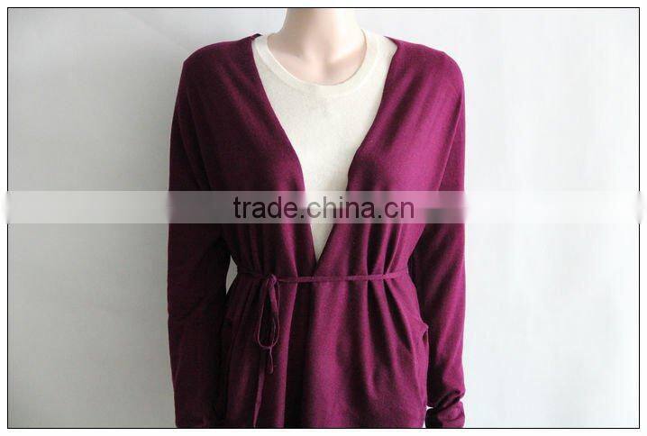 V neck cashmere cardigans