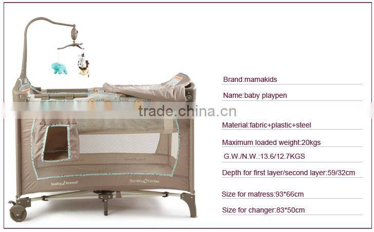 portable safety two layer baby playpen