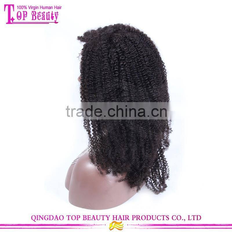 Great Reputation Natural Colour 180% Density Brazilian Thick Human Hair Side Part Lace Front Wig