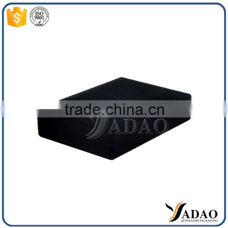 Top quality luxury black retail jewelry package boxes