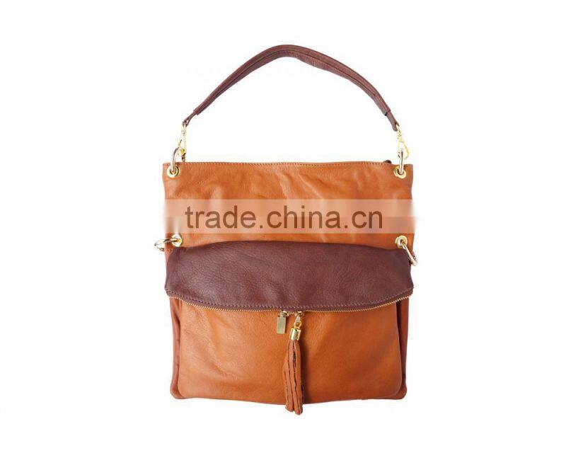 Hobo bag with long strap handbags italian bags genuine leather florence leather fashion