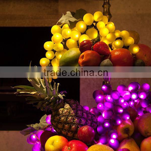 high 90CM artificial led lily branch flower vase lights for table wedding decoration