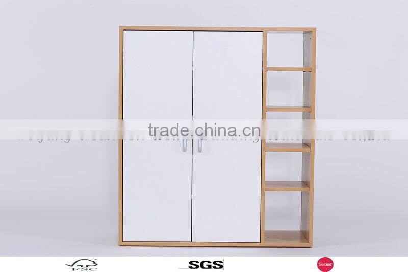 2016 Hot sale high quality wood storage cabinets with two doors