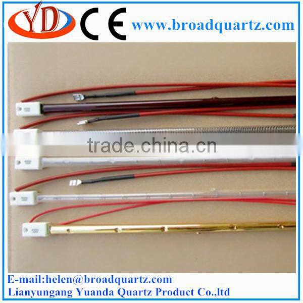 Short Wave Halogen Heat Lamps with Tungsten Filament