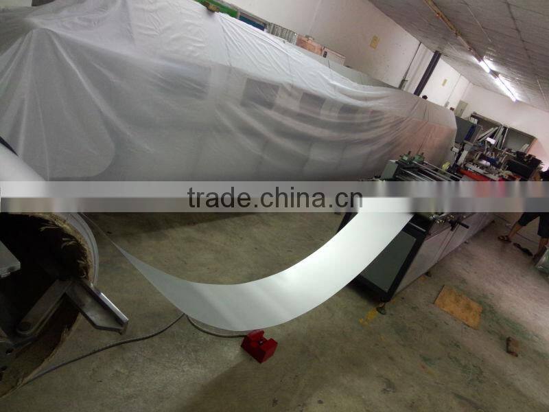 roll material Automatic Flatbed Screen Priting Machine+UV dryer/IR tunnel+ lamination+cutting