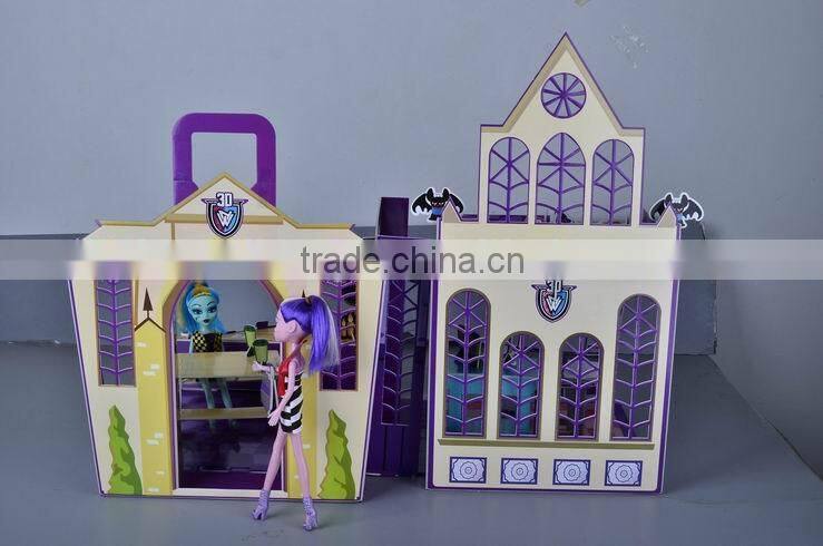 Russian 3D Puzzle child toys 3D DIY house