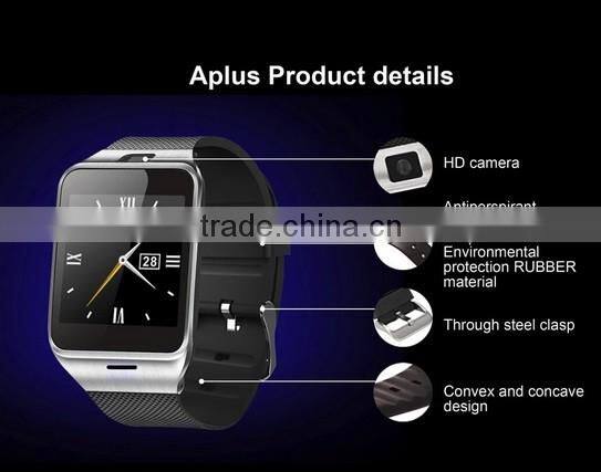 APLUS GV18 Smart Watch Phone GSM MTK6260A 1.54" Touch Screen Anti-lost Remote Camera NFC Band for IOS and Android