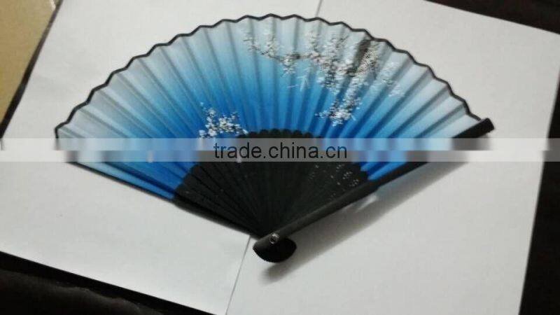 Bamboo silk fan craft fan lady elegant hand fan