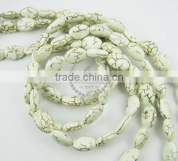 14*10MM oval white color TURQUOISE ivory stone beads,oval ivory loose beads 3220001