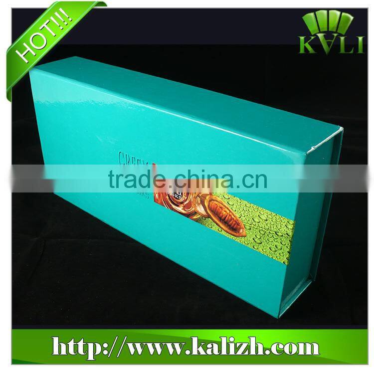 empty tea packaging box made in china