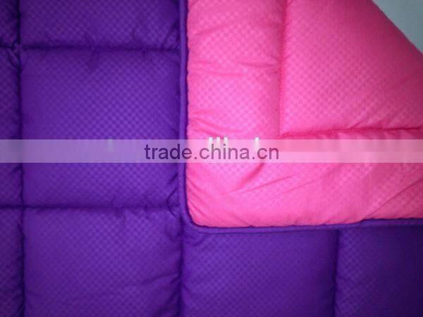 Microfiber SKY BLUE- Beige Bicolor Embossed Quilt