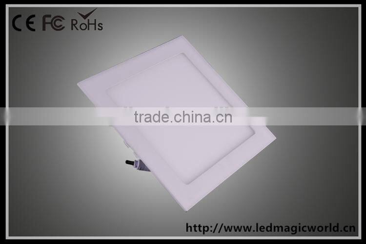 6w square led recessed retrofit / LED ceiling light for living room / Slim led panel downlight