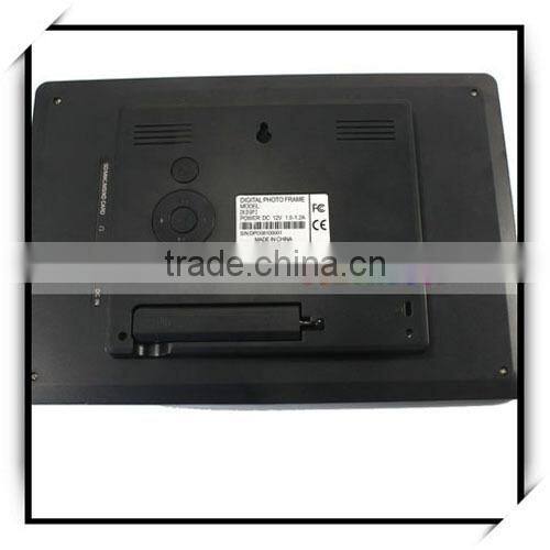 10.2" Wide LCD Screen DPF Multi-media China Wholesale Digital Photo Frame Black