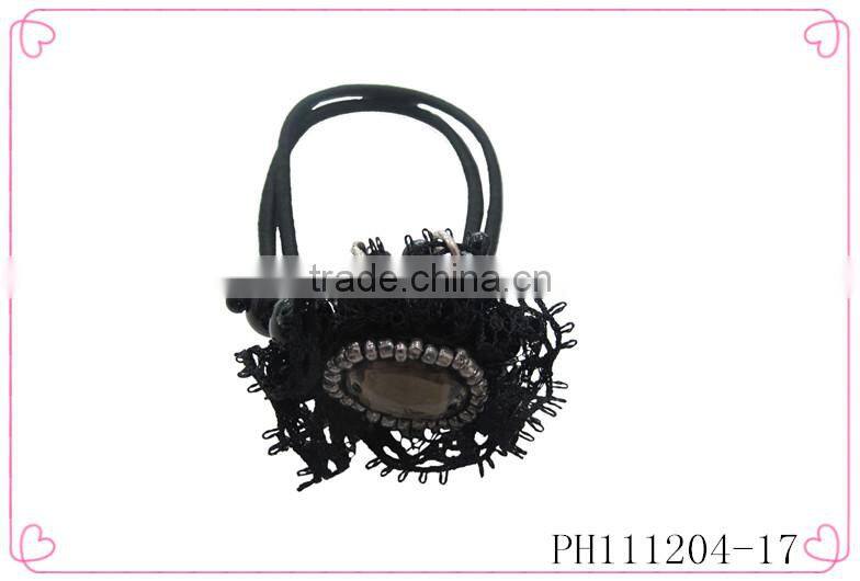 Fabric elastic hair band,glitter elastic hair bands for womens