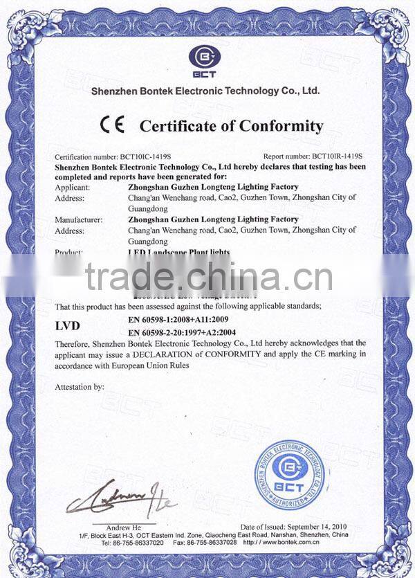 Fake flower bonsai with light for home decoration