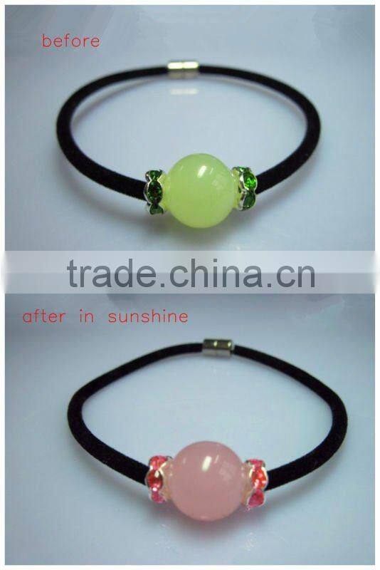 crystal bracelet uv bead bracelet glow bead bracelet