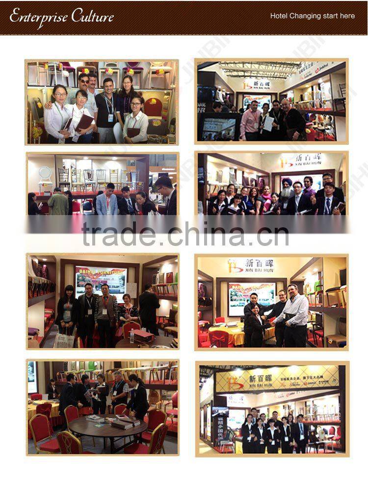 BH-YB8512 2015 wholesale durable Hotel used chair Used Shake Back Aluminum Banquet Chair