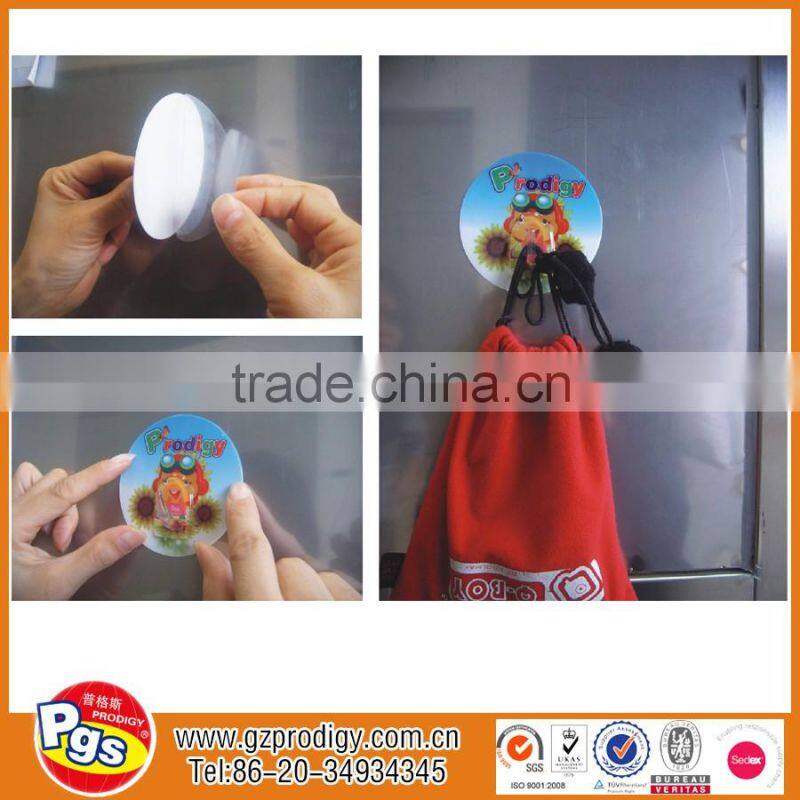 Reusable colourful printing reusable silicon adhesive hook