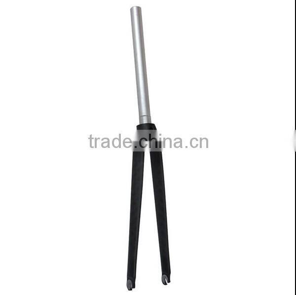 Carbon road 700c bike Fork aluminum Steer Tube carbon fork in fixed gear bike Fork