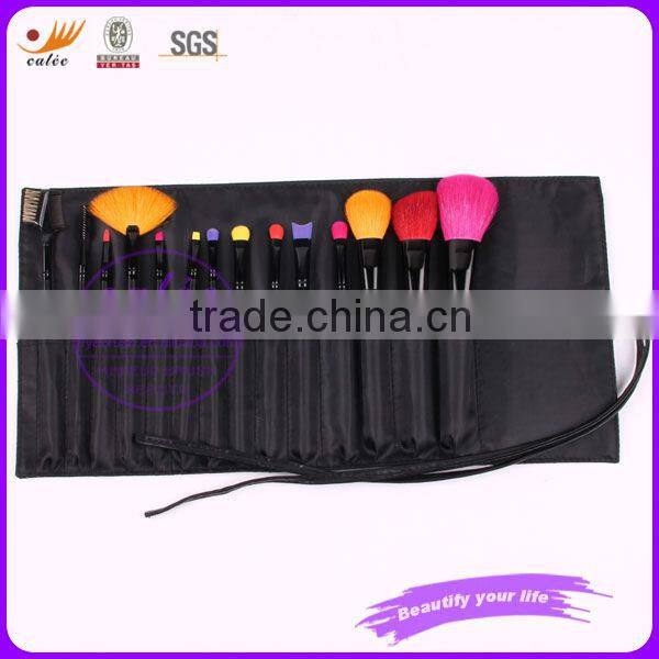 New design 14pcs Makeup Brushes Set with colors