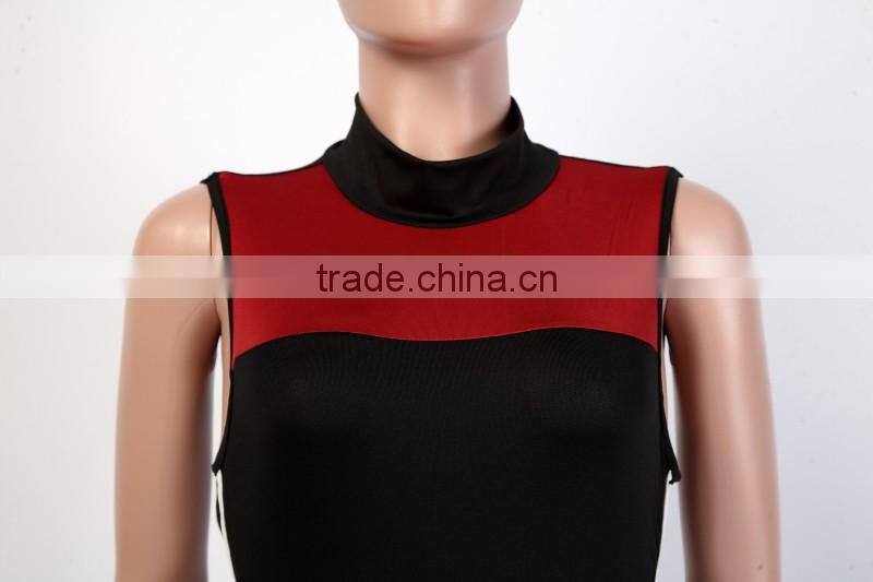 Bonvatt Sexy nightclub Europe and the United States sports women 's sleeveless tight Siamese trousers