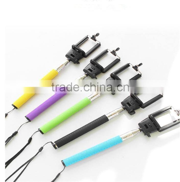 Colorful Foldable Cheap Selfie Stick