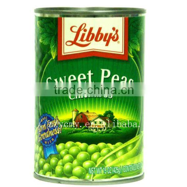 green peas for food canning