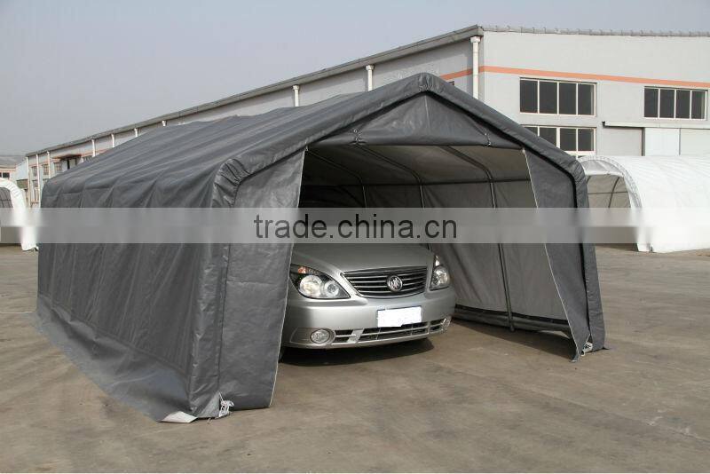 steel frame PVC PE covers teel frame tent price