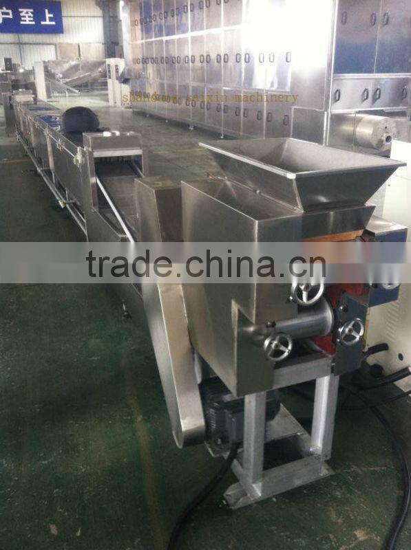 Full automatic industrial fried instant noodles making machinery