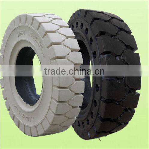 good cushion performance forklift solid tyres 6.00-9 with holes
