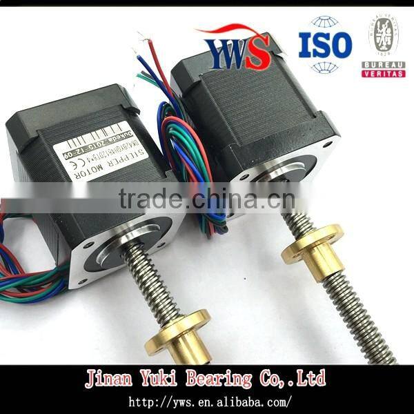 Sfu 1605 ball screws with bk10 bf10 fixed side support and couplings