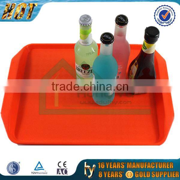 non-slip plastic buffet serving tray