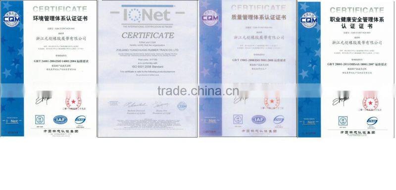 power snow rubber track(B250*DB72*LINKS)