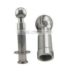 sanitary stainless steel thread rotary cleaning ball