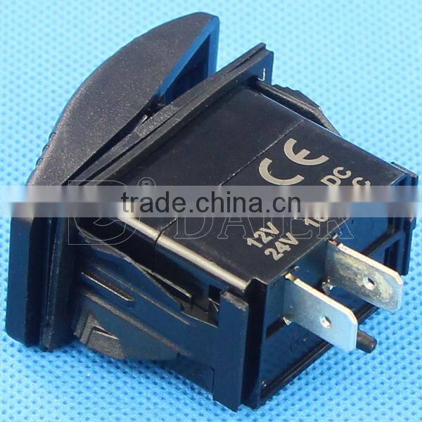 3 Lens 2 Pin Black ON-OFF Marine Switch Without Light