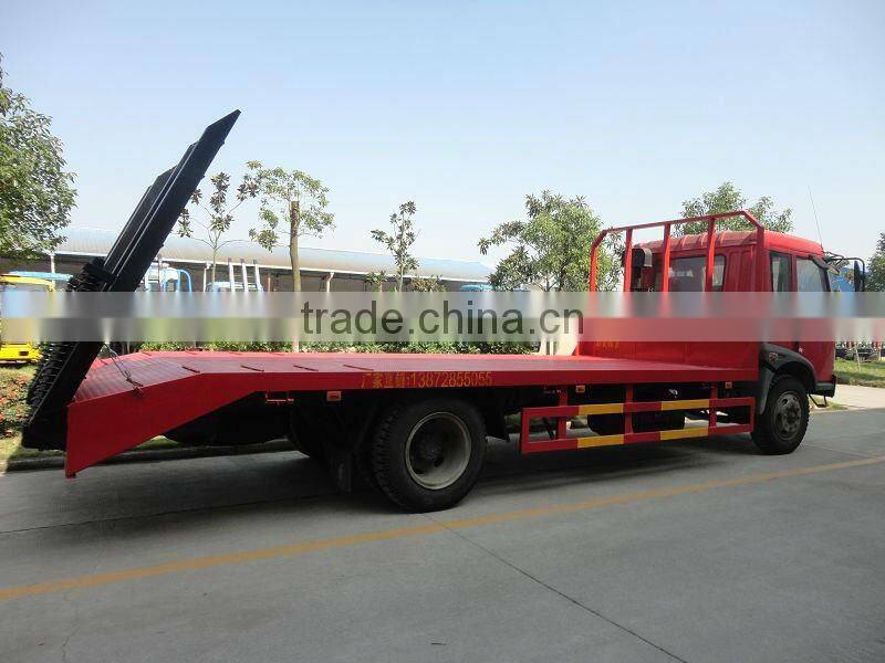 Flat Bed Truck excavator transportation truck