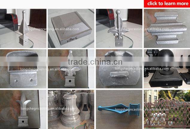 aluminum material decorative cast amuminum fence railing spears