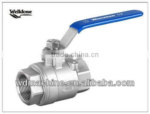 One Piece Ball Valve / Stainless Steel Ball Valve