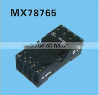 HEIGHT Hot Sale MX78765 Relay Socket /8 pin Relay Socket/General relay socket with High Quality Factory Price